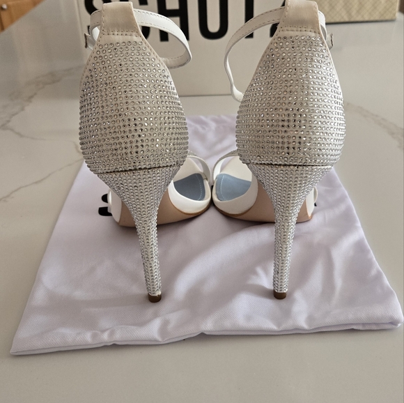 SCHUTZ Rhinestone Heeled Sandals - Picture 7 of 10